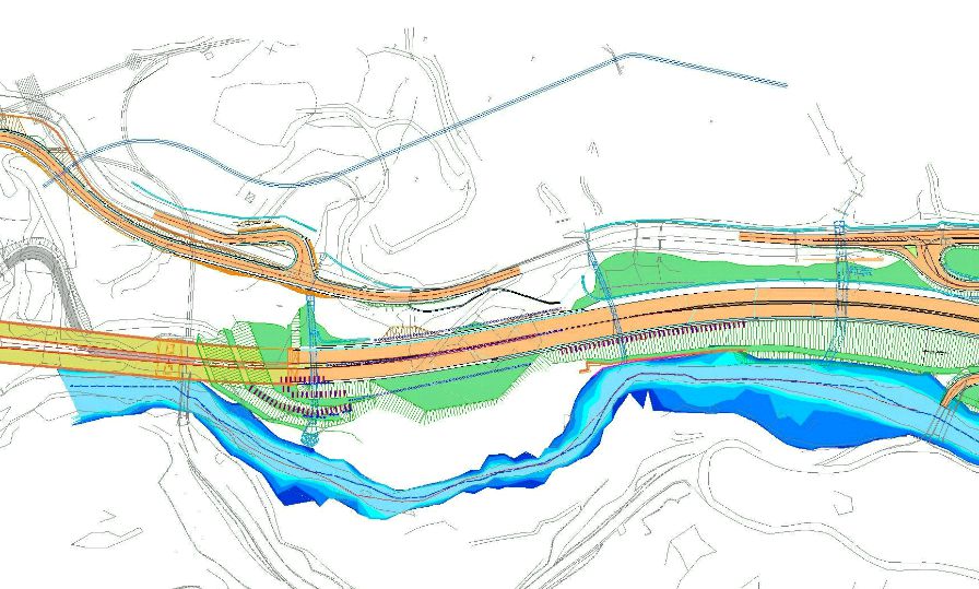 αστάθειας Drainage tunnel Barrettes