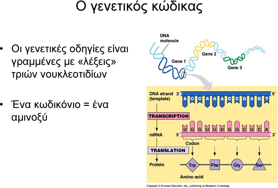 γραµµένες µε «λέξεις» τριών