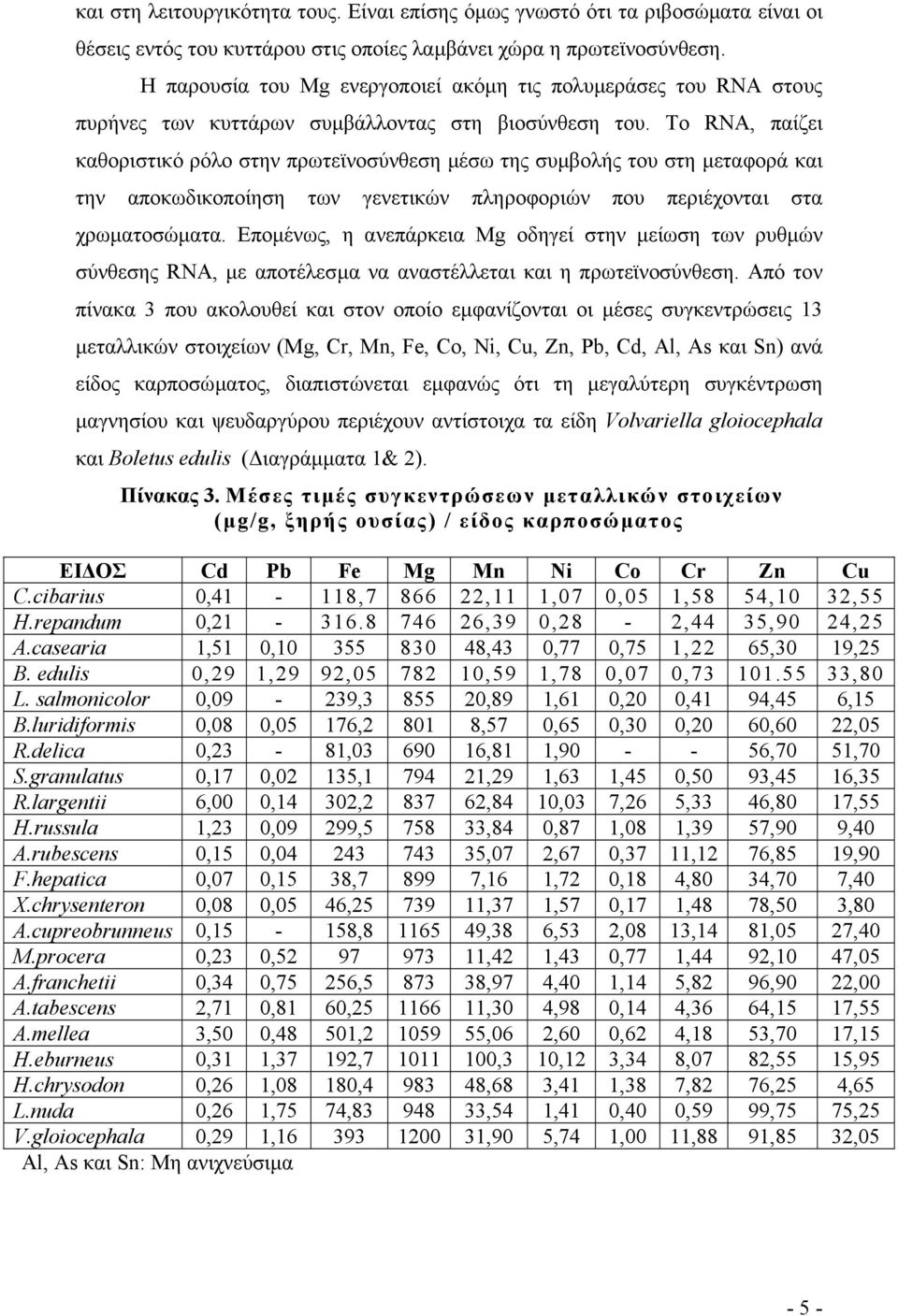 Το RNA, παίζει καθοριστικό ρόλο στην πρωτεϊνοσύνθεση µέσω της συµβολής του στη µεταφορά και την αποκωδικοποίηση των γενετικών πληροφοριών που περιέχονται στα χρωµατοσώµατα.