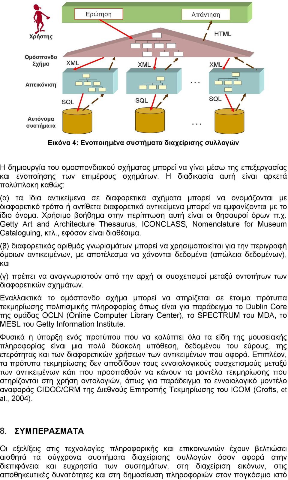 Η διαδικασία αυτή είναι αρκετά πολύπλοκη καθώς: (α) τα ίδια αντικείμενα σε διαφορετικά σχήματα μπορεί να ονομάζονται με διαφορετικό τρόπο ή αντίθετα διαφορετικά αντικείμενα μπορεί να εμφανίζονται με