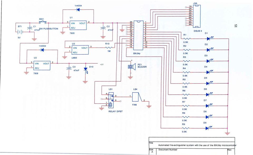 .. ----+-- - ---- --- -=- -=- C3 0 10 47mF ~ C2 47m Ι +Βν R 10 "ν"..~ 1Μ 111 1 ο=4}1 \,. / ~ 8 9 1 Ri 2 ΡΖ1 BUZZER "'V Ο. 5Κ R2 Λ..Λ./'" Ο. 5Κ R3 "-./' Ο. 5Κ R4.