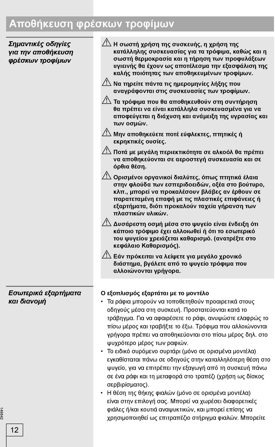 Να τηρείτε πάντα τις ημερομηνίες λήξης που αναγράφονται στις συσκευασίες των τροφίμων.