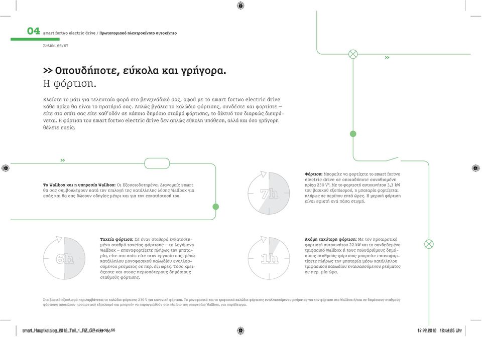 Απλώς βγάλτε το καλώδιο φόρτισης, συνδέστε και φορτίστε είτε στο σπίτι σας είτε καθ'οδόν σε κάποιο δημόσιο σταθμό φόρτισης, το δίκτυό του διαρκώς διευρύνεται.