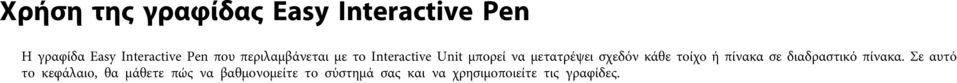 κάθε τοίχο ή πίνακα σε διαδραστικό πίνακα.