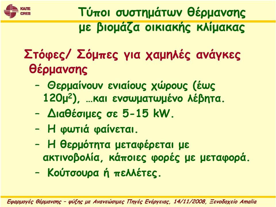 και ενσωματωμένο λέβητα. ιαθέσιμες σε 5-15 kw. Η φωτιά φαίνεται.