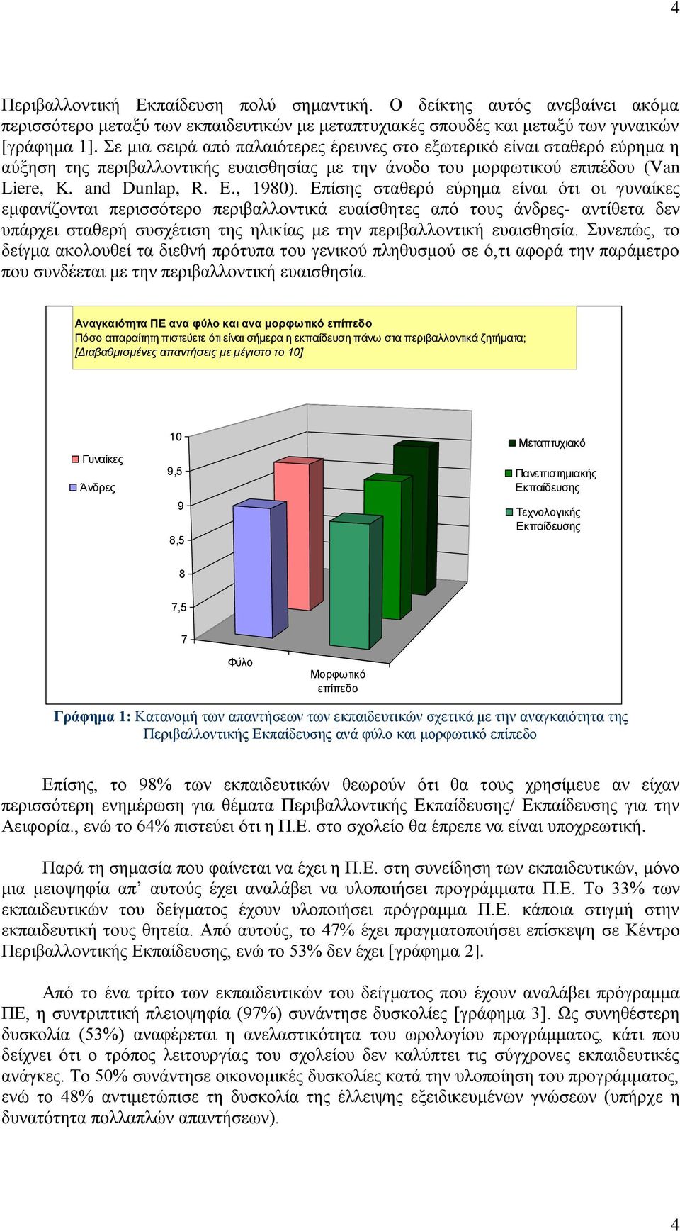 Δπίζεο ζηαζεξό εύξεκα είλαη όηη νη γπλαίθεο εκθαλίδνληαη πεξηζζόηεξν πεξηβαιινληηθά επαίζζεηεο από ηνπο άλδξεο- αληίζεηα δελ ππάξρεη ζηαζεξή ζπζρέηηζε ηεο ειηθίαο κε ηελ πεξηβαιινληηθή επαηζζεζία.