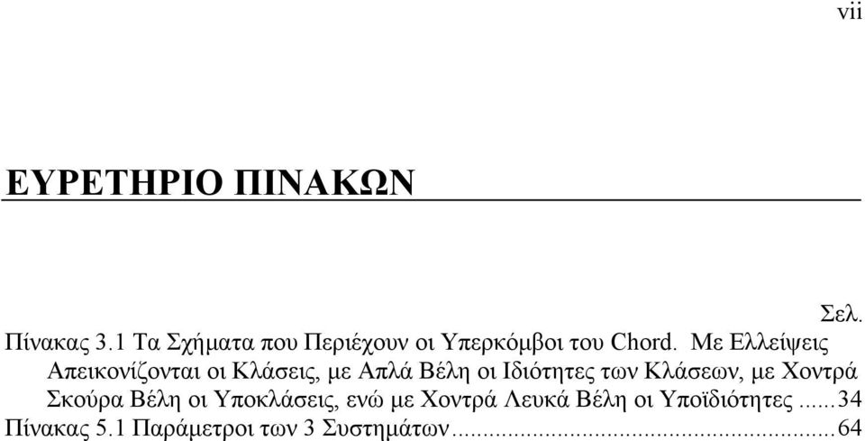 Με Ελλείψεις Απεικονίζονται οι Κλάσεις, με Απλά Βέλη οι Ιδιότητες των