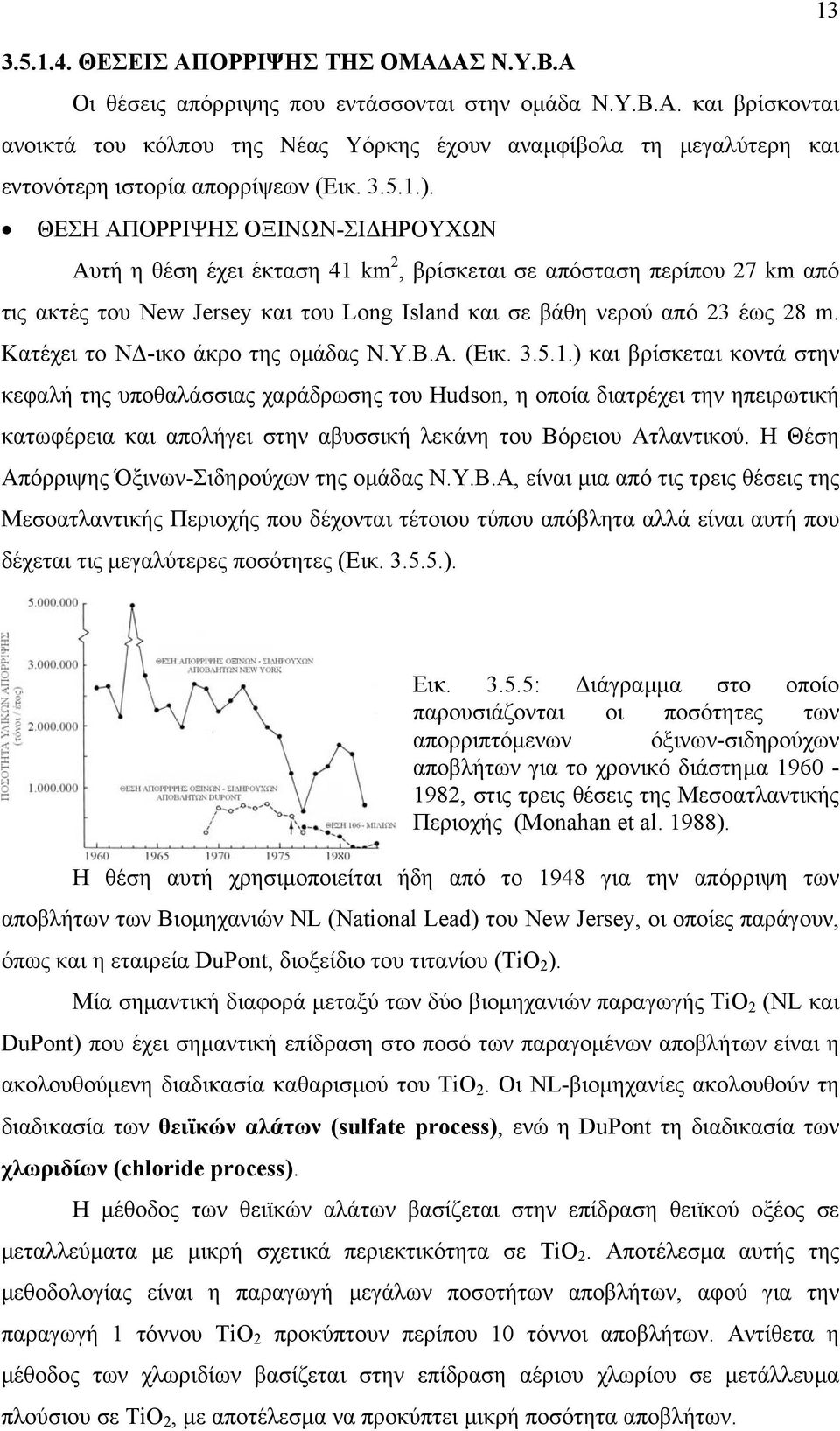 ΘΕΣΗ ΑΠΟΡΡΙΨΗΣ ΟΞΙΝΩΝ-ΣΙ ΗΡΟΥΧΩΝ Αυτή η θέση έχει έκταση 41 km 2, βρίσκεται σε απόσταση περίπου 27 km από τις ακτές του New Jersey και του Long Island και σε βάθη νερού από 23 έως 28 m.