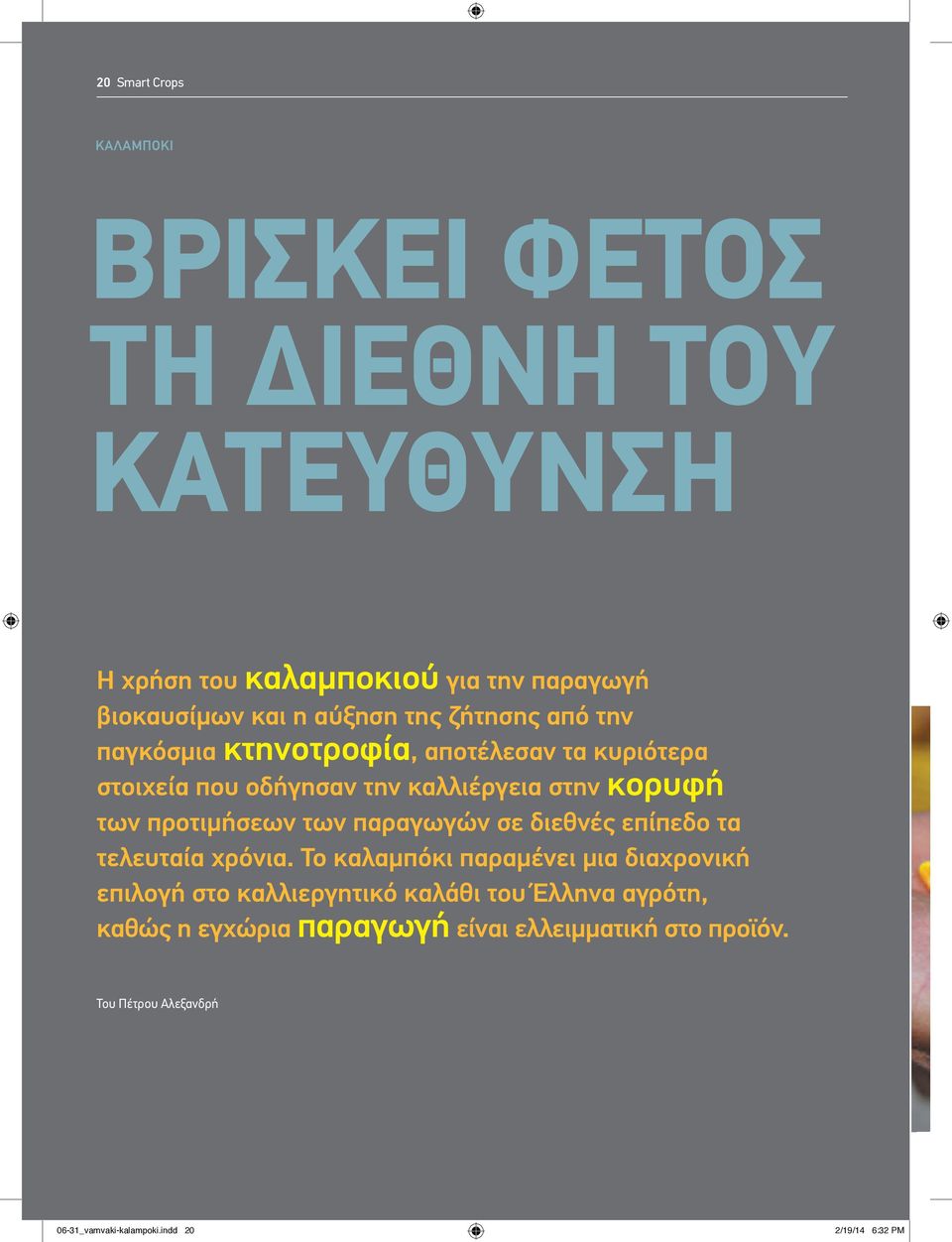 των παραγωγών σε διεθνές επίπεδο τα τελευταία χρόνια.