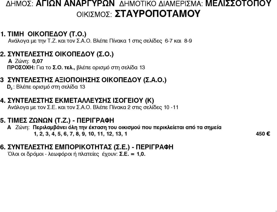 ÂëÝðå ïñéóìü óôç óåëßäá 13 2 4 ÓÕÍÔÅËÅÓÔÇÓ ÅÊÌÅÔÁËËÅÕÓÇÓ ÉÓÏÃÅÉÏÕ (Ê) ÁíÜëïãá ìå ôïí ÓÅ êáé ôïí ÓÁÏ ÂëÝðå Ðßíáêá 2 óôéò óåëßäåò 10-11 5 ÔÉÌÅÓ ÆÙÍÙÍ (ÔÆ)