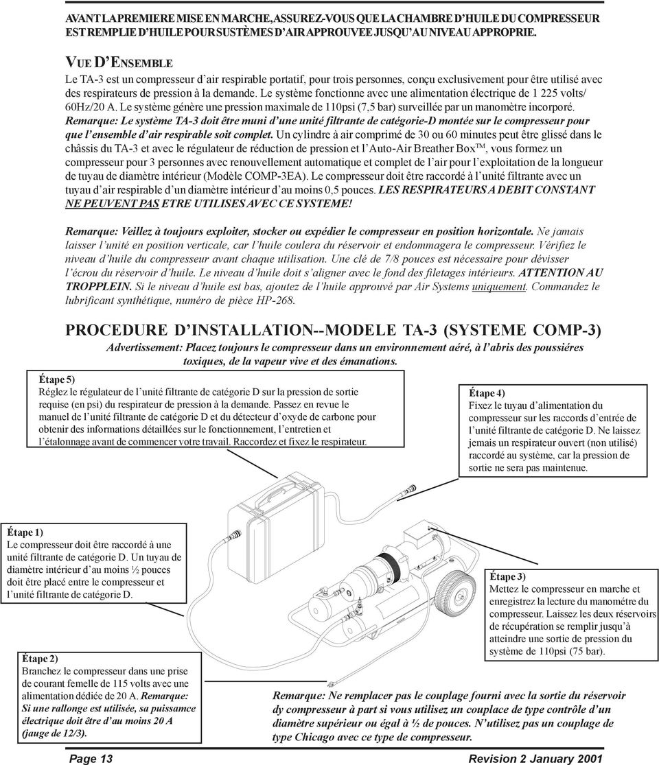 Λε σψστ µε φονχτιοννε αϖεχ υνε αλιµεντατιον λεχτριθυε δε 1 225 ϖολτσ/ 60Ηζ/20 Α. Λε σψστ µε γ ν ρε υνε πρεσσιον µαξιµαλε δε 110πσι (7,5 βαρ) συρϖειλλ ε παρ υν µανοµ τρε ινχορπορ.