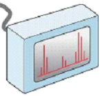 Φασματομετρία Μαζών (MS) Μια μικρή ποσότητα δείγματος εισάγεται στο φασματόμετρο, όπου βομβαρδίζεται με μια δέσμη ηλεκτρονίων και δημιουργούνται καντιοντικές ρίζες Μαγνητικό πεδίο Οθόνη Η/Υ