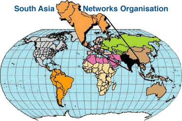 Εικόνα 11: Νότια Ασία. Στην περιοχή της νότιας Ασίας, η πρόσβαση στο Internet ωρίµασε µέσω των βασικών υπηρεσιών του ηλεκτρονικού ταχυδροµείου.