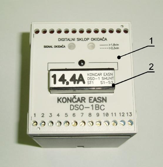 Koristi jedan strujni transformator za sva strujna podruĉja od 5,7 A...144 A po fazi. (ST-1, Konĉar-EASN) Odabir strujnog podruĉja se vrši promjenom mjernog modula na prednjoj ploĉi ureċaja.
