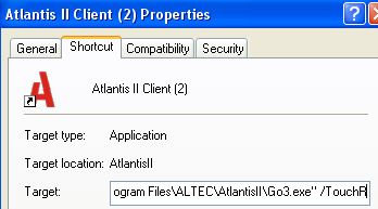 Touch Screen client setup Βάζε ηεο εκπνξηθήο πνιηηηθήο ηεο Altec Software, ην πιήζνο ησλ ρξεζηώλ touch screen retail είλαη αλεμάξηεην από ην πιήζνο ησλ ρξεζηώλ Atlantis (Μπνξεί δειαδή λα είλαη