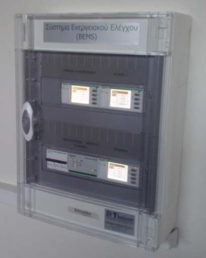 System Installation Εγκατάσταση Μ/Σ έντασης Εγκατεστημένος μετρητής πόρτας PAC3100