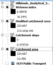 SAGA Wetness Index Input FILLED DEM