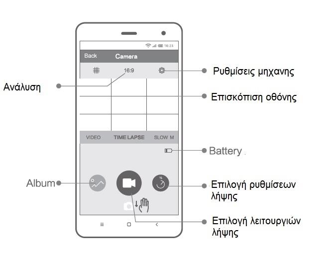 3) Αναβάθμιση Firmware Το πιό τελευταίο firmware της μηχανής θα κατέβει με την ολοκλήρωση της πρώτης σύνδεσης με το κινητό σας ή την ταμπλέτα σας.