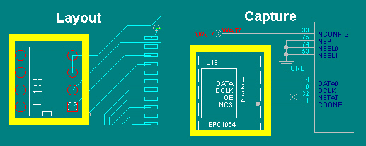 23. ΕΝ ΟΕΠΙΚΟΙΝΩΝΙΑ ΜΕΣΑ ΣΤΟ ORCAD Το OrCAD Layout µπορεί να επικοινωνεί αλληλεπιδραστικά µε το OrCAD Capture ή µε άλλα προγράµµατα ηλεκτρονικού σχεδίου. Εικόνα 23.