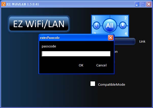 Λειτουργία SD πολυμέσων 63 5. Ανοίξτε το λογισμικό EZ WiFi/LAN ή την εφαρμογή EZ Display (Οθόνη EZ) και εισαγάγετε τον κωδικό πρόσβασης για την οθόνη.