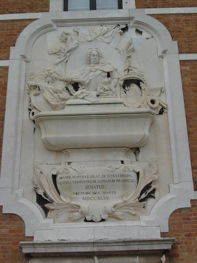 Johann Matthias Palazzo Loredan today 2 Monument for Johann Matthias in the Arsenal in Venice 3 2 Source: