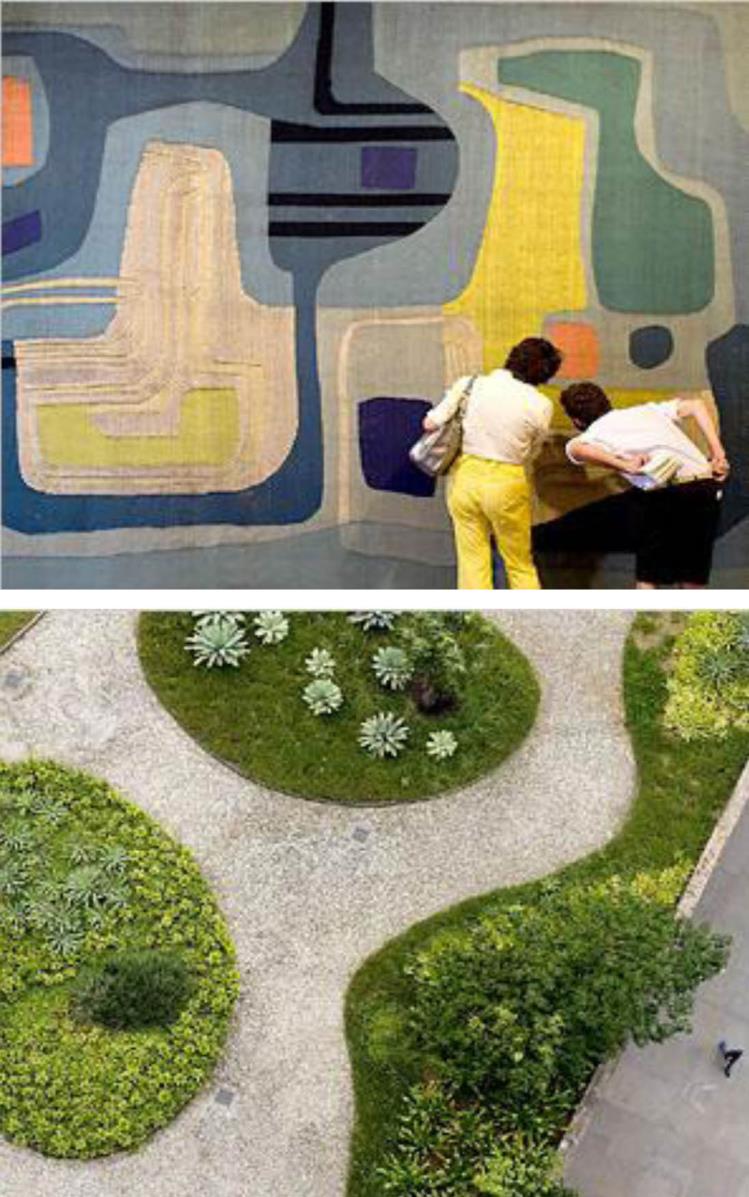 Tremaine φαίνεται να στηρίζονται στα ζωγραφικά ενδιαφέροντα του δημιουργού τους, ιδιαίτερα εμφανή στο γενικό τοπογραφικό της διάταξης του κήπου.