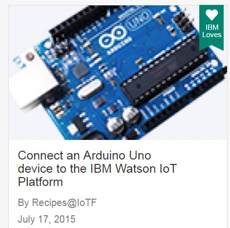 «Tutorial that shows how to connect an Arduino Uno to the Watson IoT service in Bluemix» Εικόνα 3.