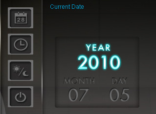 Επιλέξτε Date/Time από το µενού Settings και χρησιµοποιήστε τα πλήκτρα / / / για να επιλέξετε ανάµεσα σε date, time, 12H/24H, auto-on, auto-off ή auto-on/off timer. 2.