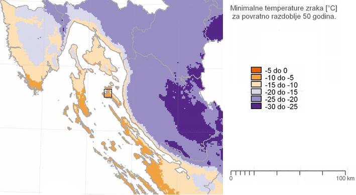 2.3.2. Meteorološke i klimatske značajke lokacije Područje otoka Raba, kao i svih Kvarnerskih otoka, po Köppenovoj klasifikaciji pripada klimi Cfa (umjereno topla vlažna klima s vrućim ljetom).