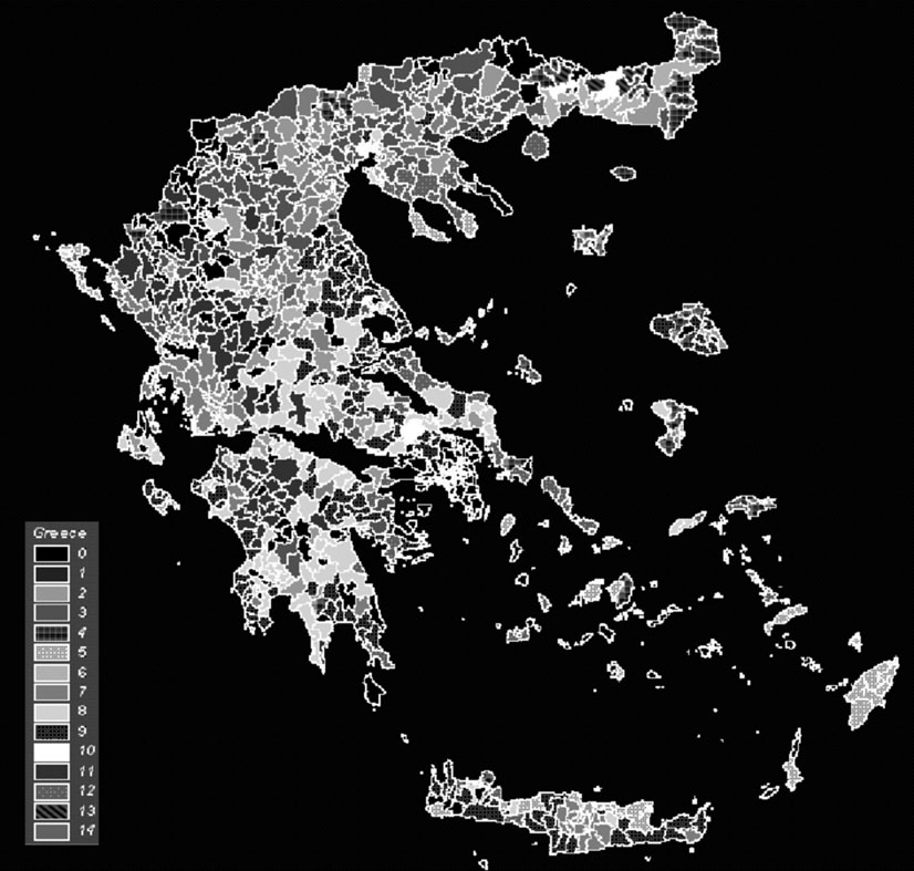 ει α αειχώρος χ ώρ ο ς Σχήμα 5: Παρουσίαση των αποτελεσμάτων της