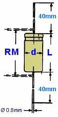 Elektrolytic-Capacitors Capacitors Up to 30 olt 40 99 olt 100 299 olt Rated oltage Dimensions in mm RM μ Length L Pitch in mm CCA.10.22 22 10 5 11 15 CCA.16.47 47 7 17 20 CCA.16.220 220 9 21 25 CCA.