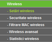 Adresă IP - Introduceți adresa IP a Routerului sau resetați adresa în notație punctatazecimala (valoarea implicită din fabrică este 192.168.0.1).