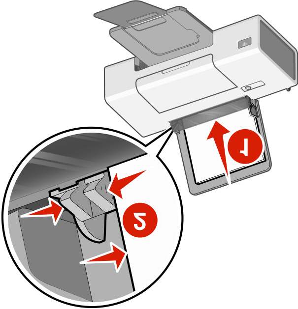 3 Ανασηκώστε τη θήκη εξόδου χαρτιού και προεκτείνετε τη θήκη εξόδου χαρτιού.