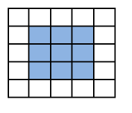 διάφορες τετραγωνικές πισίνες, οι οποίες περικλείονται από μία σειρά από λευκές πλάκες.