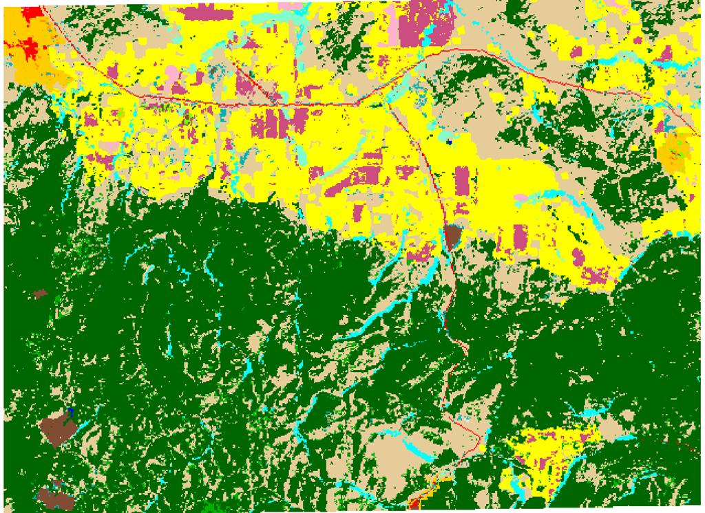 Ασκήσεις QGIS-GRASS: Επίδραση