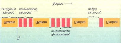 Μετάδοση δεδομένων & Δίκτυα Υπολογιστών (Τόμος ΙΙ) 91 Σχήμα 37 : Εναλλαγή περιόδων αργίας, μετάδοσης και ανταγωνισμού, στο πρωτόκολλο CSMA/CD.