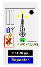 8.6 / Ισχύ σήματος 8.7/ Κεραία Disabled Ένδειξη Power : Η ένδειξη power μας ενημερώνει για το αν ο κόμβος τροφοδοτείτε με ρεύμα από το δίκτυο της ΔΕΗ(εικόνα 8.8).
