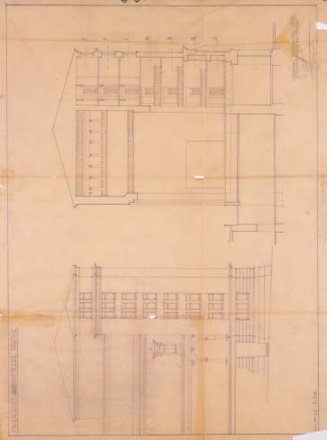 La Rénovation du Théâtre Municipal d Athènes par Emmanuel Lazaridis Fig. 7. Proposition de conversion de la scène. Elévation et coupe.