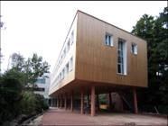 Zeist The Netherlands Head-office Triodos Bank 2006 80 m3 rough Plato Wood FSC Spruce cladding Principal: