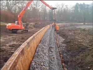 Tervuren Belgium Lake Royal Park 2004 800 m3 Plato Wood Spruce Sheet-piling Principal: Region Flanders Γιατί;