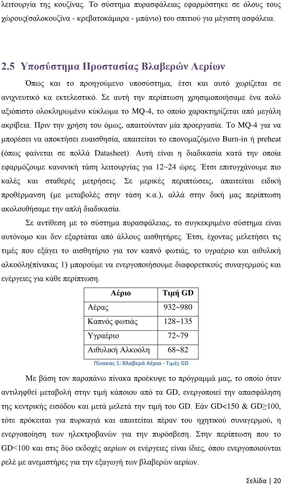 ε απηή ηελ πεξίπησζε ρξεζηκνπνηήζακε έλα πνιχ αμηφπηζην νινθιεξσκέλν θχθισκα ην MQ-4, ην νπνίν ραξαθηεξίδεηαη απφ κεγάιε αθξίβεηα. Πξηλ ηελ ρξήζε ηνπ φκσο, απαηηνχληαλ κία πξνεξγαζία.