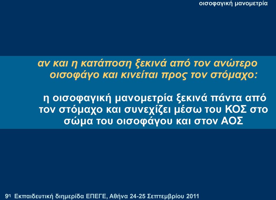 νηζνθαγηθή καλνκεηξία μεθηλά πάληα από ηνλ