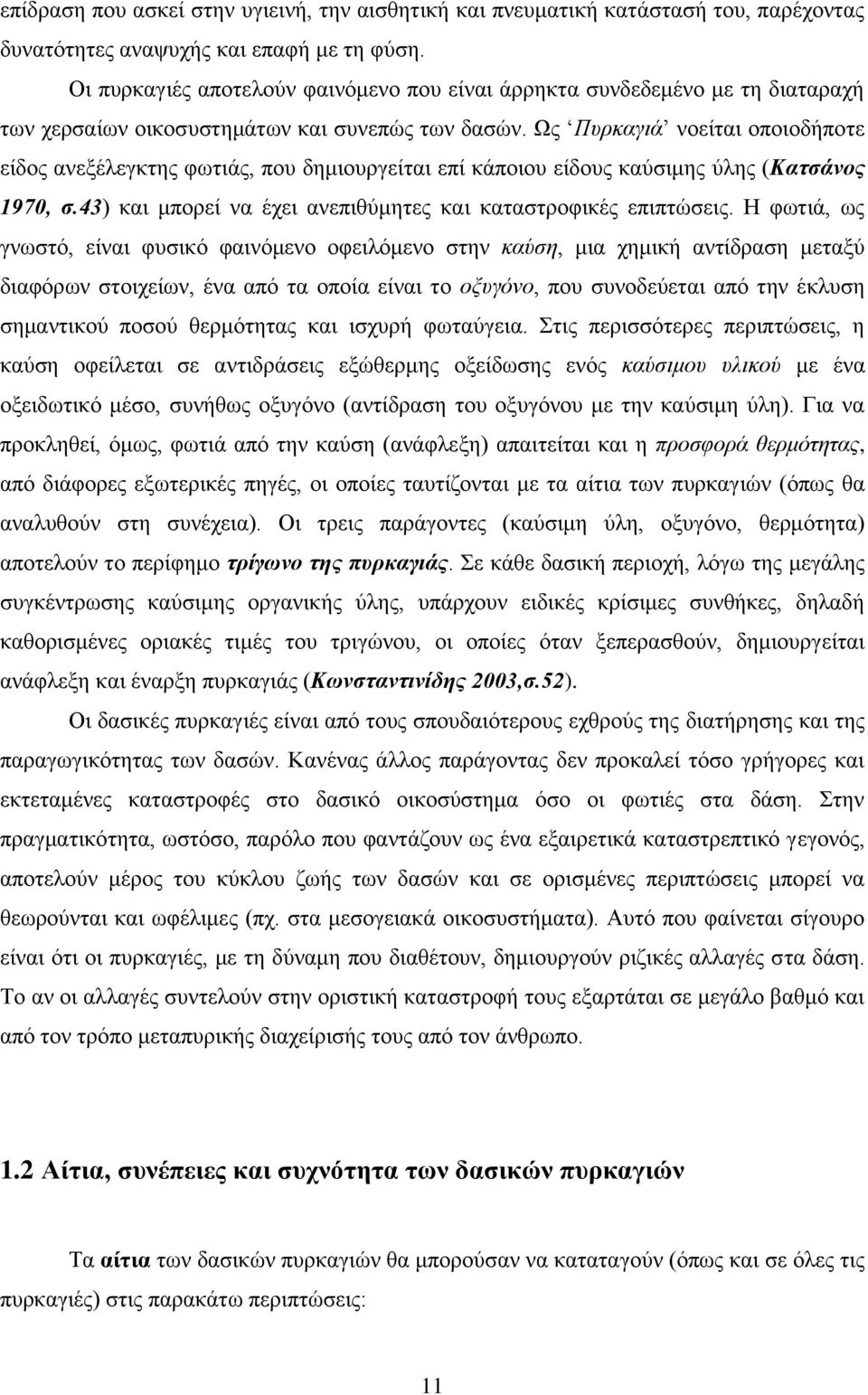 Ωο Ππξθαγηά λνείηαη νπνηνδήπνηε είδνο αλεμέιεγθηεο θσηηάο, πνπ δεκηνπξγείηαη επί θάπνηνπ είδνπο θαχζηκεο χιεο (Καηζάλνο 1970, ζ.43) θαη κπνξεί λα έρεη αλεπηζχκεηεο θαη θαηαζηξνθηθέο επηπηψζεηο.