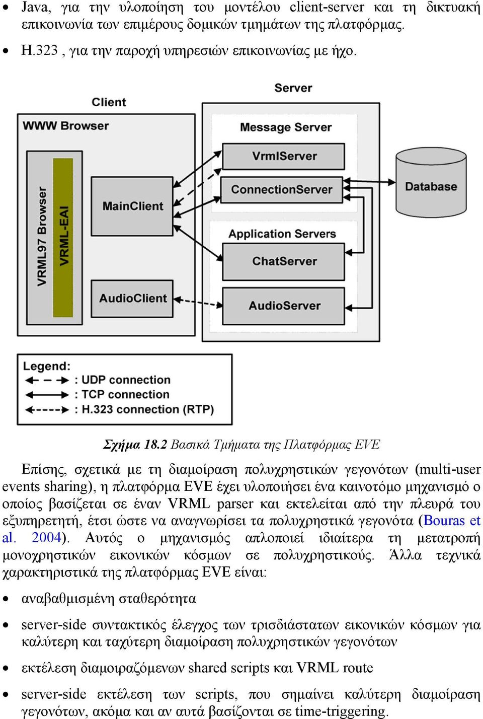 έναν VRML parser και εκτελείται από την πλευρά του εξυπηρετητή, έτσι ώστε να αναγνωρίσει τα πολυχρηστικά γεγονότα (Bouras et al. 2004).