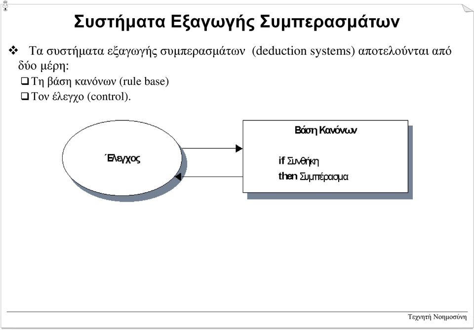 (deduction systems) αποτελούνται από δύο