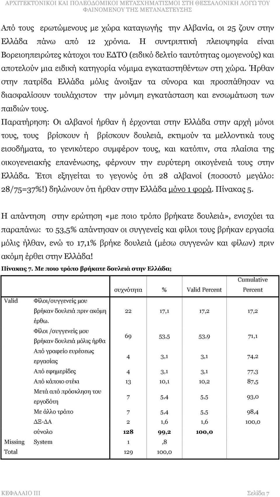 Ήρθαν στην πατρίδα Ελλάδα μόλις άνοιξαν τα σύνορα και προσπάθησαν να διασφαλίσουν τουλάχιστον την μόνιμη εγκατάσταση και ενσωμάτωση των παιδιών τους.