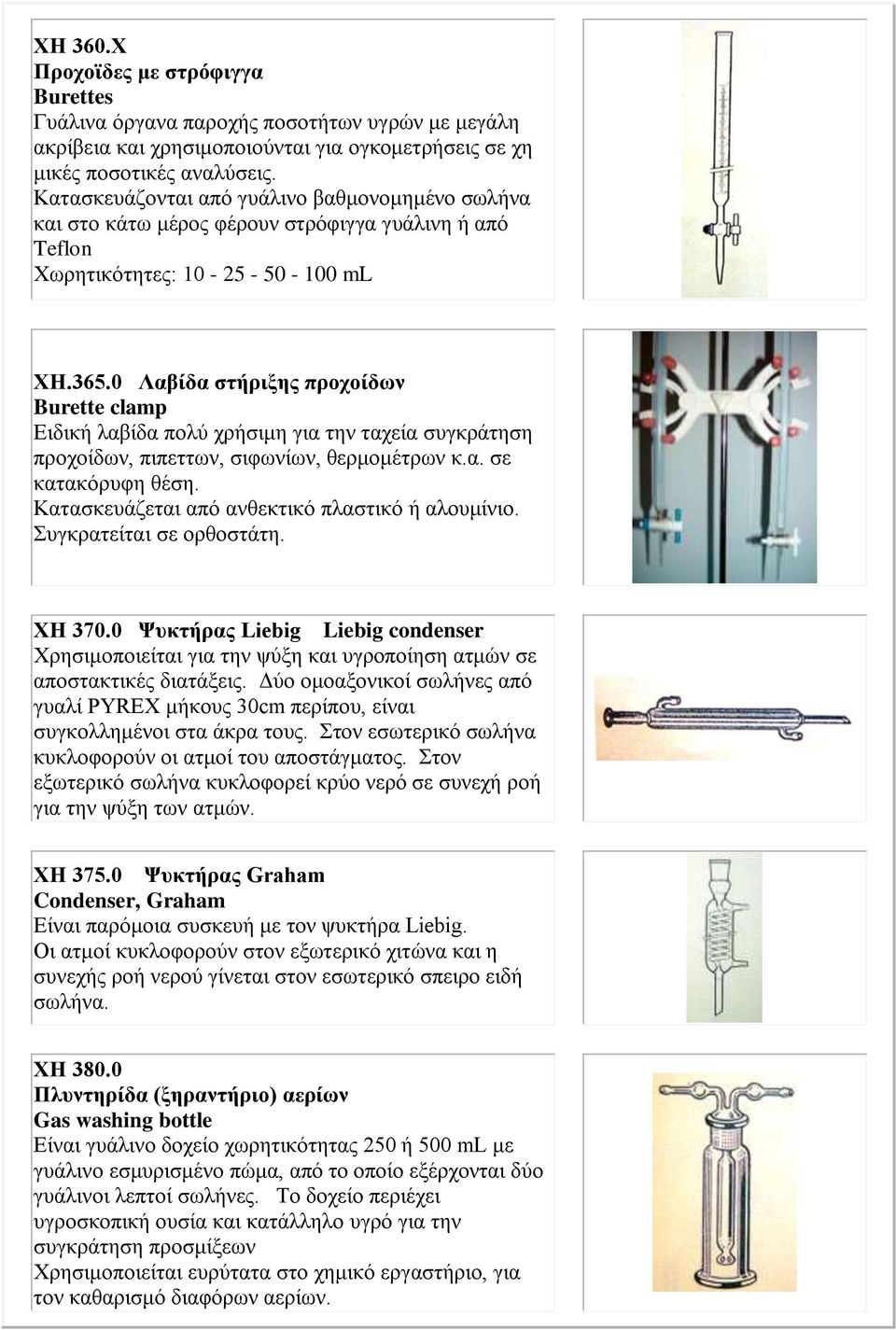 0 Λαβίδα ζηήξημεο πξνρνίδσλ Burette clamp Δηδηθή ιαβίδα πνιύ ρξήζηκε γηα ηελ ηαρεία ζπγθξάηεζε πξνρνίδσλ, πηπεηησλ, ζηθσλίσλ, ζεξκνκέηξσλ θ.α. ζε θαηαθόξπθε ζέζε.