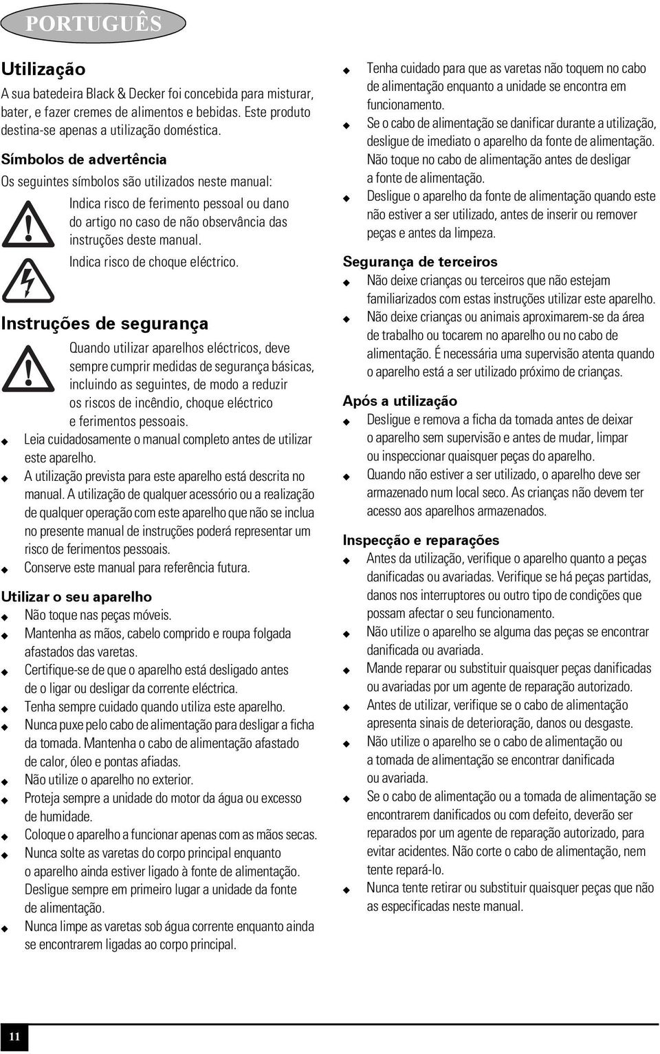 Indica risco de choque eléctrico.