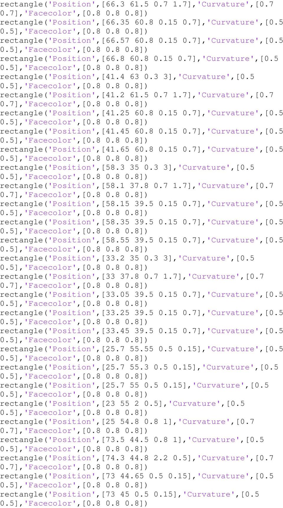 25 60.8 0.15 0.7],'Curvature',[0.5 rectangle('position',[41.45 60.8 0.15 0.7],'Curvature',[0.5 rectangle('position',[41.65 60.8 0.15 0.7],'Curvature',[0.5 rectangle('position',[58.3 35 0.