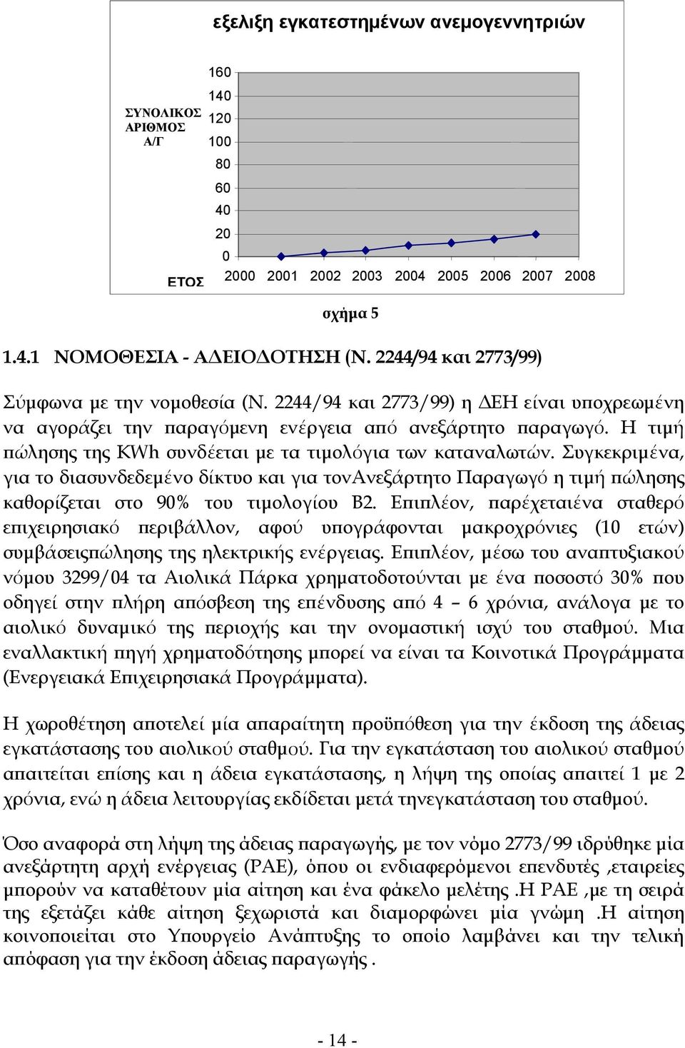 Η τιµή ώλησης της KWh συνδέεται µε τα τιµολόγια των καταναλωτών. Συγκεκριµένα, για το διασυνδεδεµένο δίκτυο και για τονανεξάρτητο Παραγωγό η τιµή ώλησης καθορίζεται στο 90% του τιµολογίου B2.